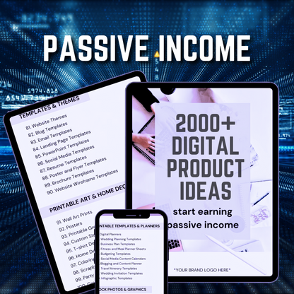 500+ Digital Product for Passive Income