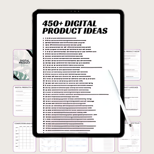 450+ Digital Product Ideas