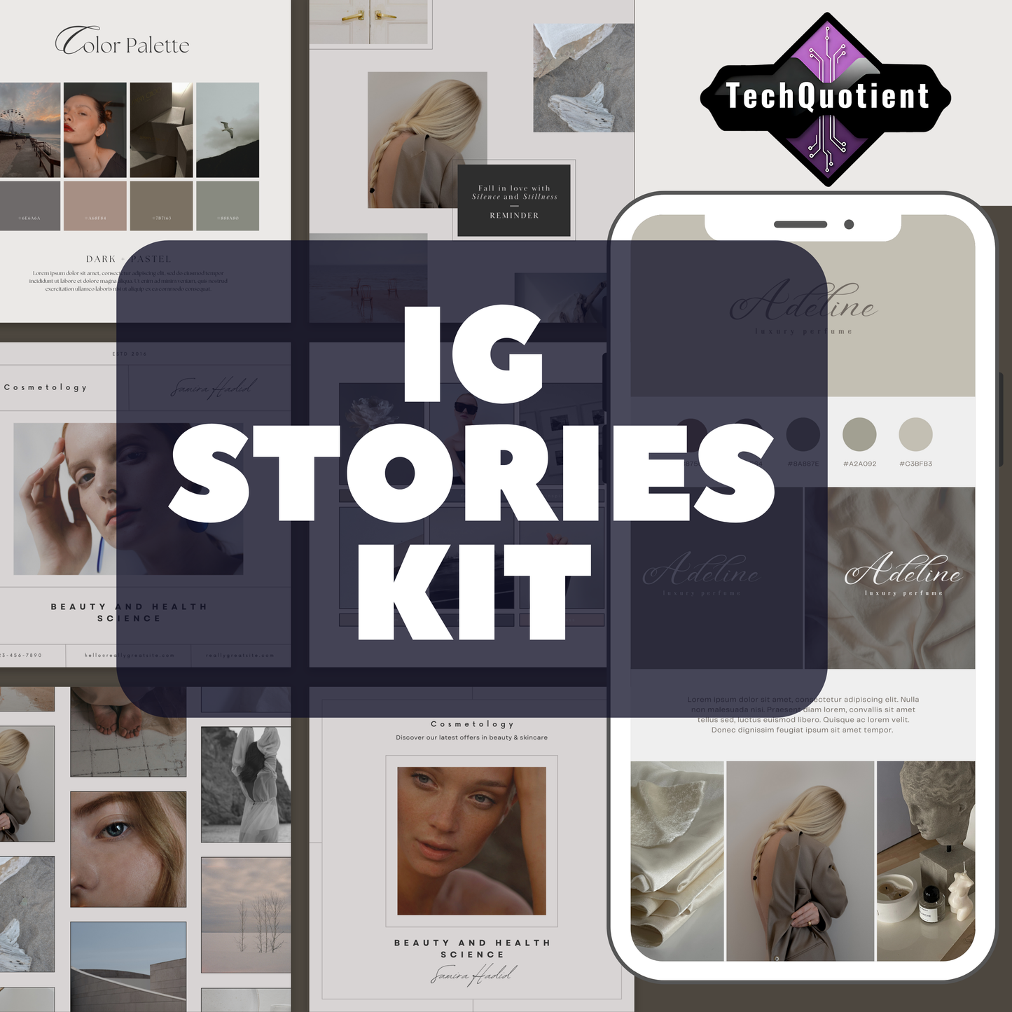 100 Instagram Stories Pack – With Fonts