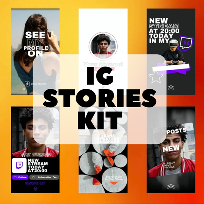 100 Instagram Stories Pack – With Fonts