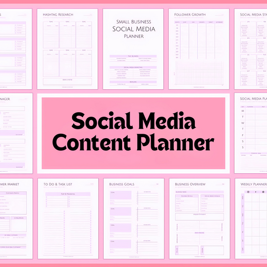 Social Media Master Planner – The Ultimate Guide to Streamlining Your Content Strategy